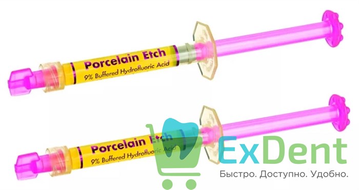 Porcelain Etch (Порцелайн Етч) Refil гель для протравливания (2 х 1,2 мл) 12781 - фото 1834