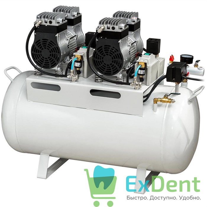 Компрессор HK-4EW воздушный, безмалянный, ресивер 65 л, производительность 200 л/мин 20785 - фото 34038