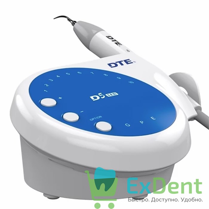 Скалер ультразвуковой DTE-D5 LED, 6 насадок в комплекте (ED1T, GD1Tx2, GD2T, GD4T, PD1T) 19821 - фото 34305