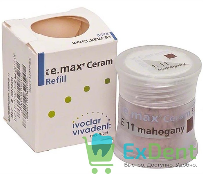 IPS e.max Ceram Essence - 11 порошковый краситель красное дерево (5 г) 20665 - фото 34396