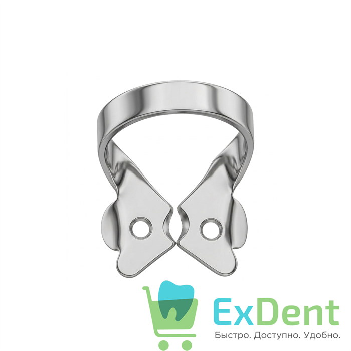 Кламп №0 для премоляров верхней и нижней челюсти, резцов верхней челюсти (ТОР ВМ) 20438 - фото 36580