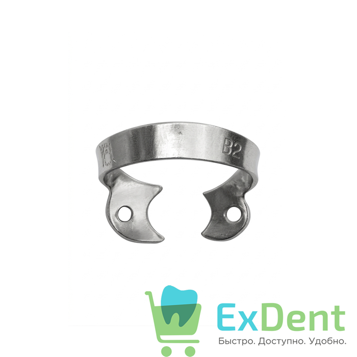 Кламп №B2 для моляров нижней челюсти с левой стороны (ТОР ВМ) 13501 - фото 36584