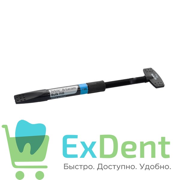 Tetric (Тетрик) N-Ceram Bulk Fill IVW - нано-оптимизированный композит для боковых зубов (3,5 г) 14909 - фото 34588