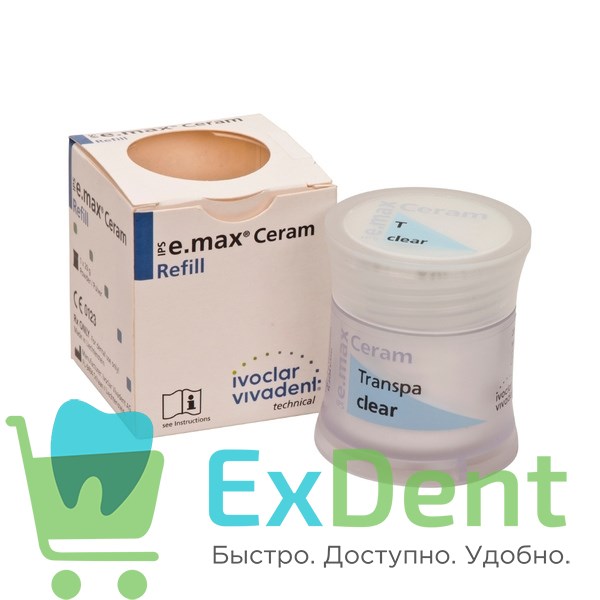 IPS e.max Ceram Transpa - прозрачная транспа-масса нейтральная (20г) 19691 - фото 34598