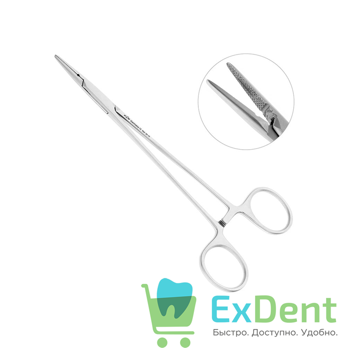 Иглодержатель прямой (15 см) crile-wood 18324 - фото 36728