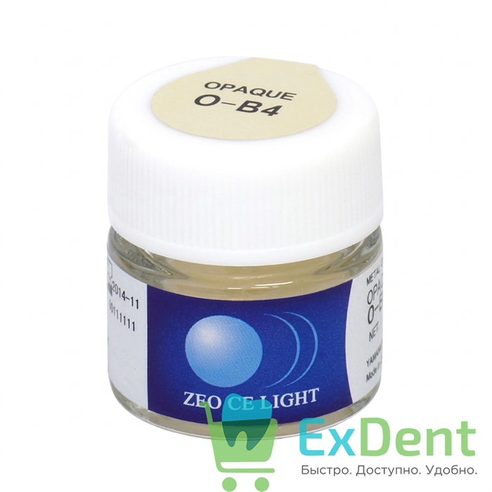 Zeo Ce Light Opaque (Паста опак) O-B4 - для перекрытия цвета металла под цвет дентина (3.5 г) 13097
