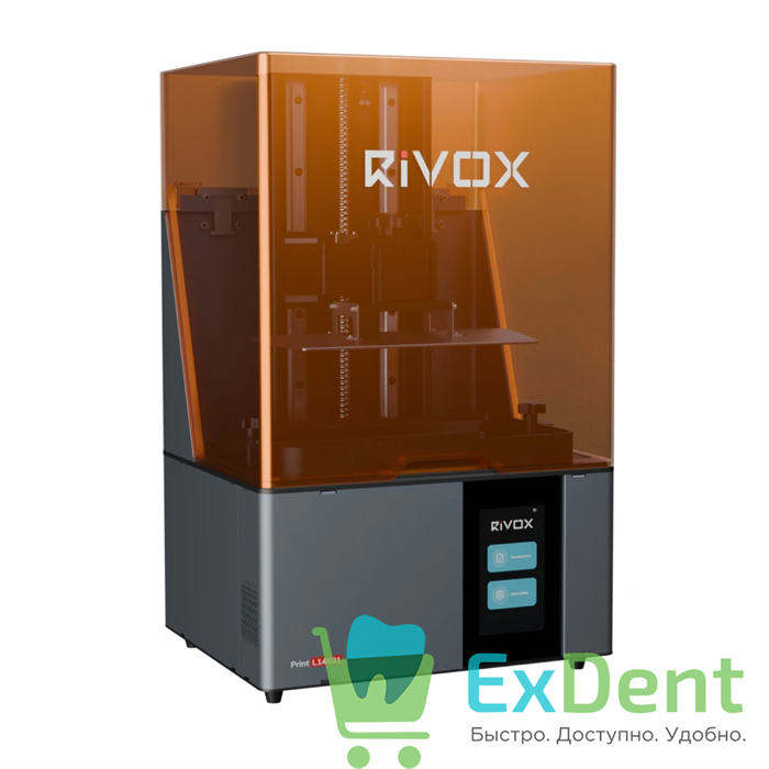 Зуботехнический 3D принтер Rivox Print L14K01 с пленкой для 3D принтера из Ф-4 МБ 100 мк 23362