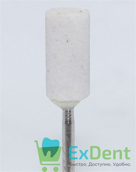 Камень карборундовый, для обработки недрагоценных металлов, MEDIUM цилиндр (8*16мм) 20542 - фото 34802