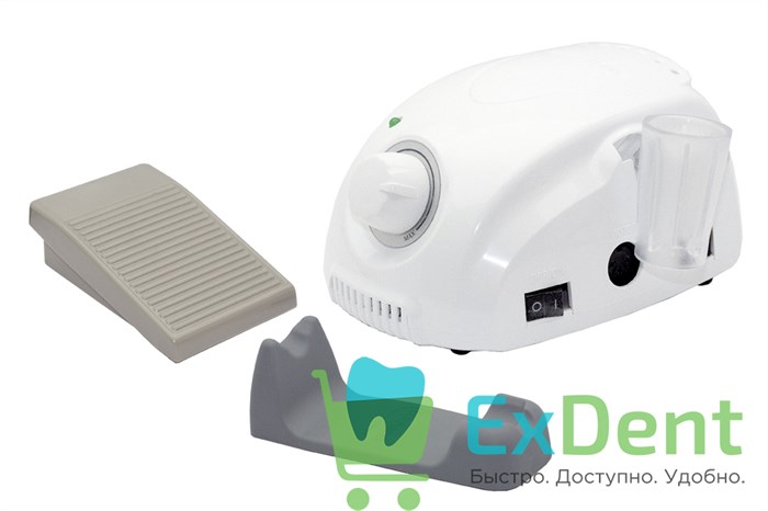 Блок управления Marathon M-3 Champion - белый с педалью вкл/выкл и держателем наконечника 16191 - фото 34910