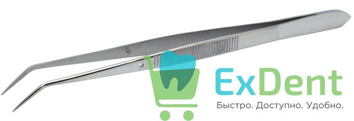 Пинцет зубной изогнутый Брофи BD-2498/2 13671 - фото 34912