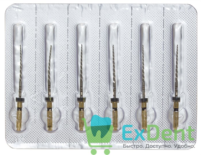 SOCO SC 1001 (Соко СК) машинные файлы с памятью формы, 04/40, 25 мм, блистер (6 шт) 21558 - фото 35092