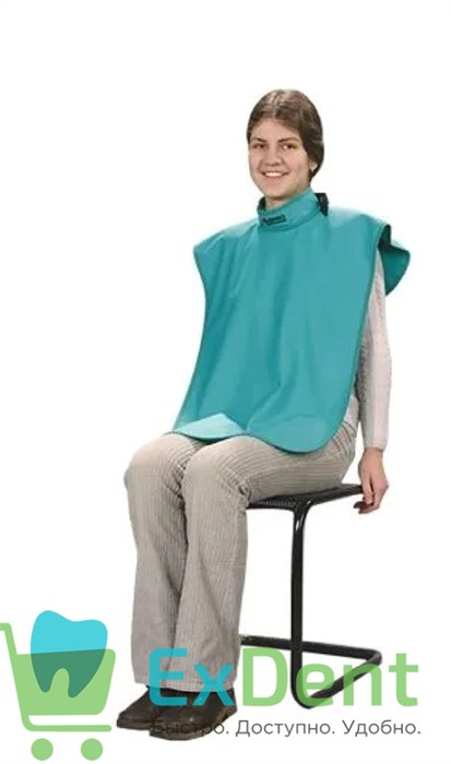 Фартук рентгенозащитный ФРЗС-"Р-К" для пациента (винил), стоматологический со стойкой 17443 - фото 35129