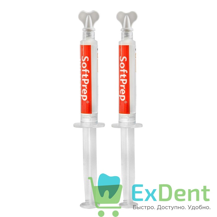 SoftPrep (СофтПреп) - крем для обработки корневых каналов с ЭДТА  (2 х 6 г) 17394 - фото 35131