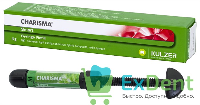 Charisma Smart (Харизма) A1 - универсальный светоотверждаемый композит (4 г) 17632 - фото 35201