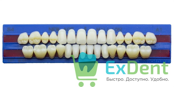 Гарнитур акриловых зубов A1, S4, M32, Million и New Ace (28 шт) 21052 - фото 35294