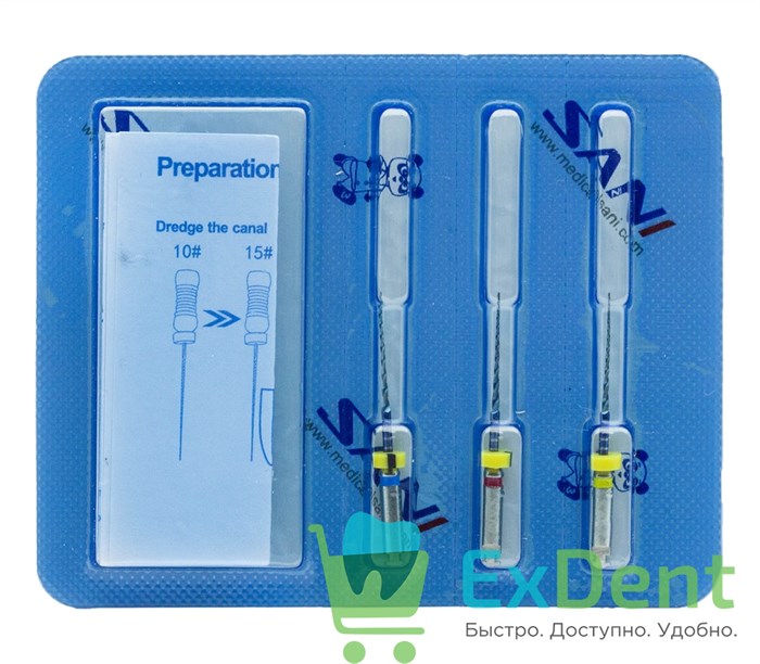 Sani (Сани) Детские ротари файлы, 03/20 03/25 03/30 16 мм, блистер (3 шт) 19510 - фото 35299