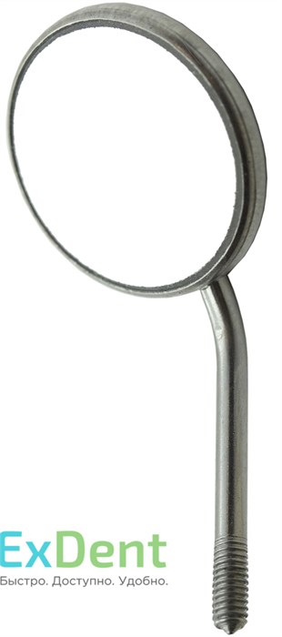 Зеркало стоматологическое №3, 20мм, HR FRONT без ручки 14620 - фото 35414