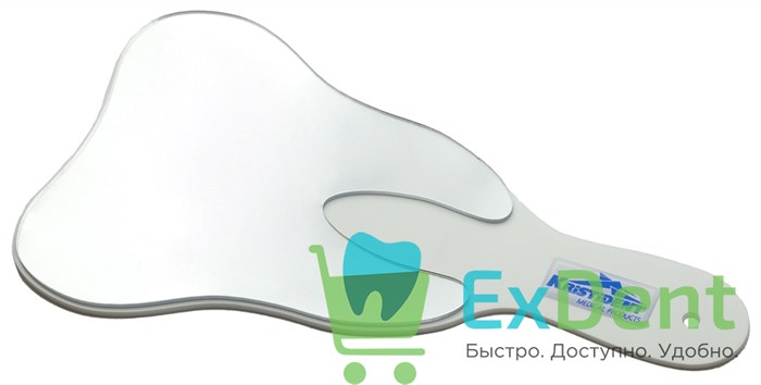 Зеркало для пациента в виде зуба, белый, Кристидент 17390 - фото 35429