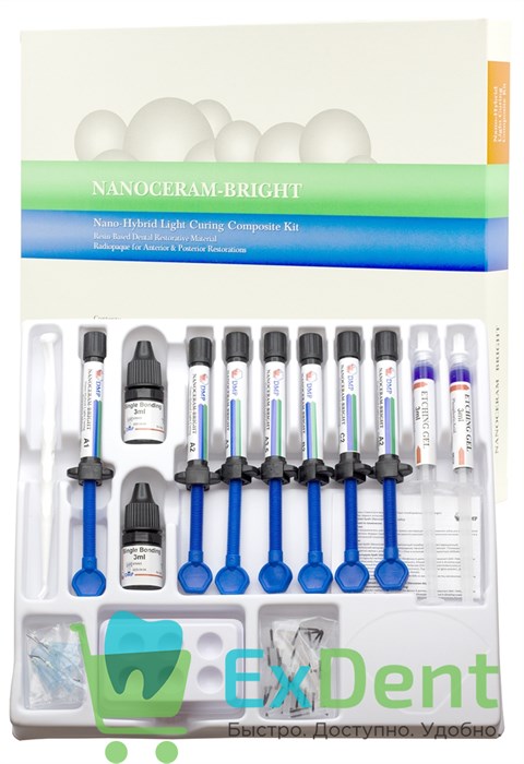 Nanoceram-Bright  (Наноцерам Брайт) 7 х 4 г. (цвета: A1; A2; A3; A3.5; B2; C2; Opaque A2) 19929 - фото 35433