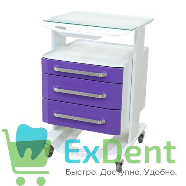 Стол инструментальный процедурный специальный СИПС Н-01 (3 ящика) 16812 - фото 35788