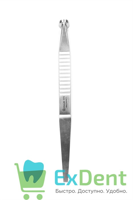 Долото ф. MARCHAС - с ударной поверхностью, плоское, изогнутое (4мм) 16000 - фото 35890