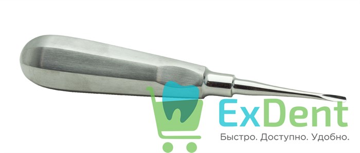 Элеватор №271 для удаления корней зубов прямой малый, Флора (BD-900/14) 13948 - фото 35988