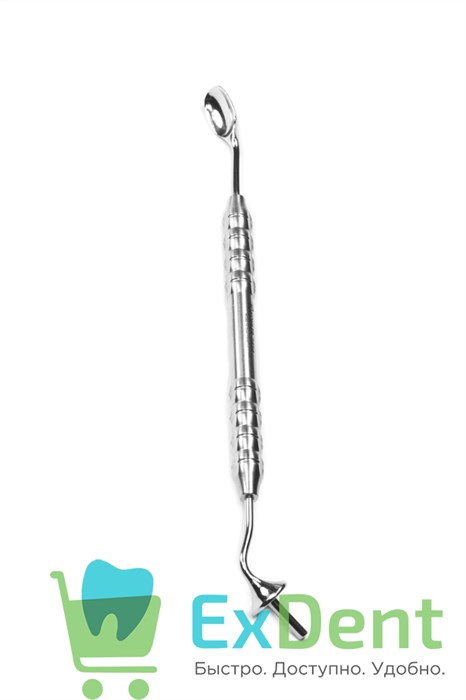 Штопфер с ограничителем, рукоятка Trinovo, для костного материала (15х10мм/3мм) 14225 - фото 36137