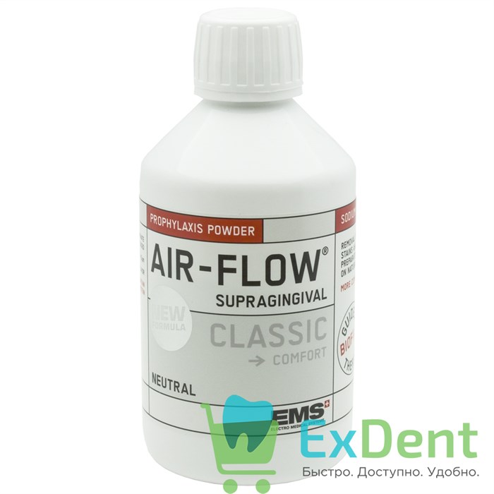 AIR-FLOW порошок EMS Classic, нейтральный. без вкуса (300 г) 12561 - фото 2047