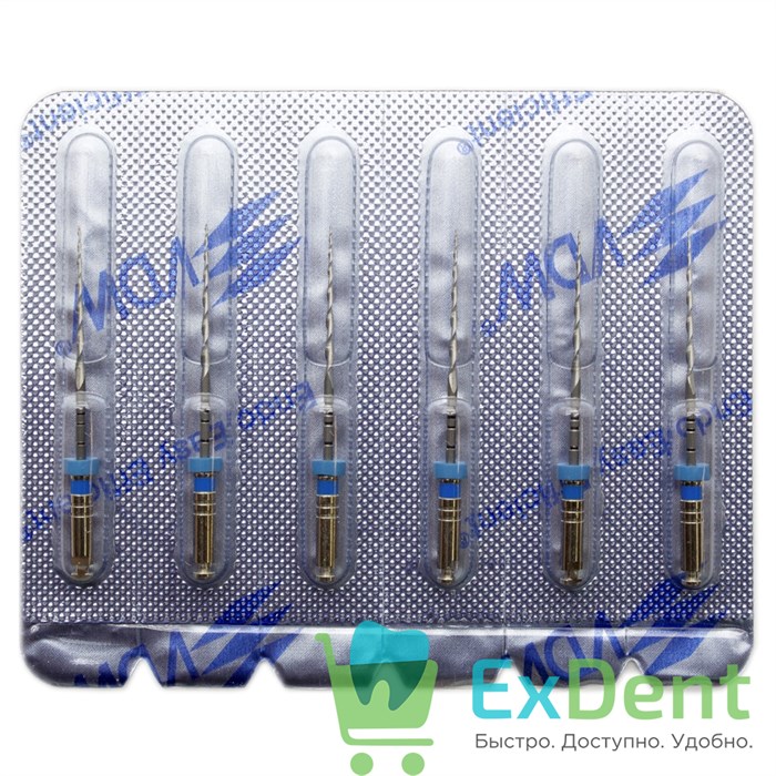 Mtwo-File NiTi №30/.06, 16/25 мм, система вращающихся файлов, блистер (6 шт) 15685 - фото 26741