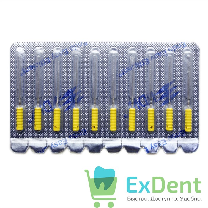 Пульпоэкстракторы №20, 21 мм, VDW, для удаления пульпы, блистер (10 шт) 20267 - фото 26937