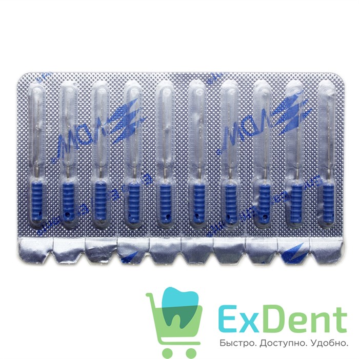 Пульпоэкстракторы №30, 21 мм, VDW, для удаления пульпы, блистер (10 шт) 20269 - фото 26939