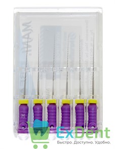 Reamers №10, 25 мм, Mani, каналорасширитель (дрильбор) ручной (6 шт) 13403