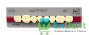Гарнитур акриловых боковых зубов A2, M30L Naperce Posterior (8 шт) 17962