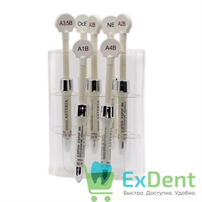 {{productViewItem.photos[photoViewList.activeNavIndex].Alt || productViewItem.photos[photoViewList.activeNavIndex].Description || 'Estelite (Эстелайт) Asteria KIT - набор 7 х 4 г (А1В, А2В, А3В, А3.5В, А4В, NE, OcE)'}}