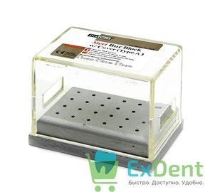 Бокс (подставка) для боров, на 24 инстр тип А (турбинных), автоклавируемый 19891