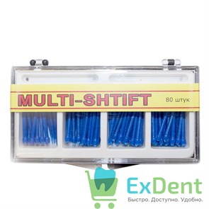 Штифты беззольные лабораторные синие 1,6 мм (80 шт), MULTI-SHTIFT 16244