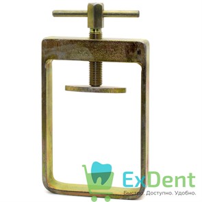 Бюгель двухкюветный стальной с винтовым зажимом 20711