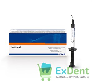 Ionoseal (Ионосил) - светоотверждаемый стеклоиономерный прокладочный композит (3 х 2,5 г) 21504