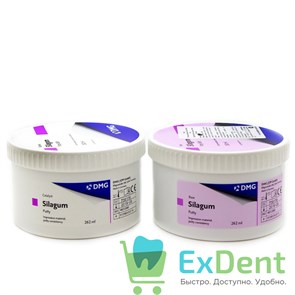 Silagum (Силагум) Putty - А- силикон, основа + катализатор (2 х 262 мл) 12340