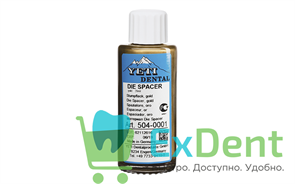 Лак компенсационный Die Spacer, золотой (20 мл) 20428
