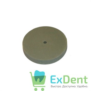 Диск силиконовый Twister Wheel F-2 для финишной обработки акрила, зелёный 19313