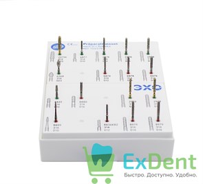 Набор боров для препарирования доктора Рыбалка (17 шт) 17888