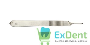 Ручка для скальпеля, №3 Бира (для лезвий размеров 10-15) (7-103) 21239
