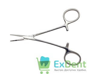 Зажим кровоостанавливающий (Москит) изогнутый (12,5 см) 14784