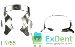 Кламп №55 для молочных зубов и первых детских моляров Dentech 15457