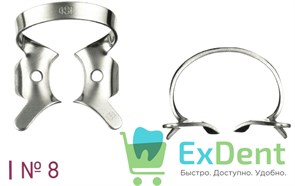 Кламп №8 для моляров Dentech 16498