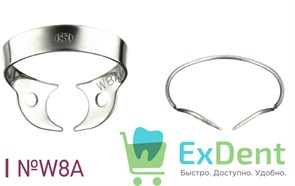 Кламп №W8A для моляров - аналог Brinker B1 Dentech 16502