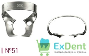 Кламп №51 для моляров Dentech 21230