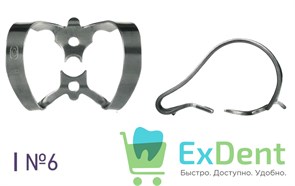 Кламп №6 для фронтальной группы зубов Dentech 15450