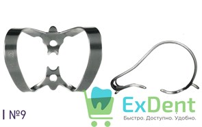 Кламп №9 для фронтальной группы зубов Dentech 15451